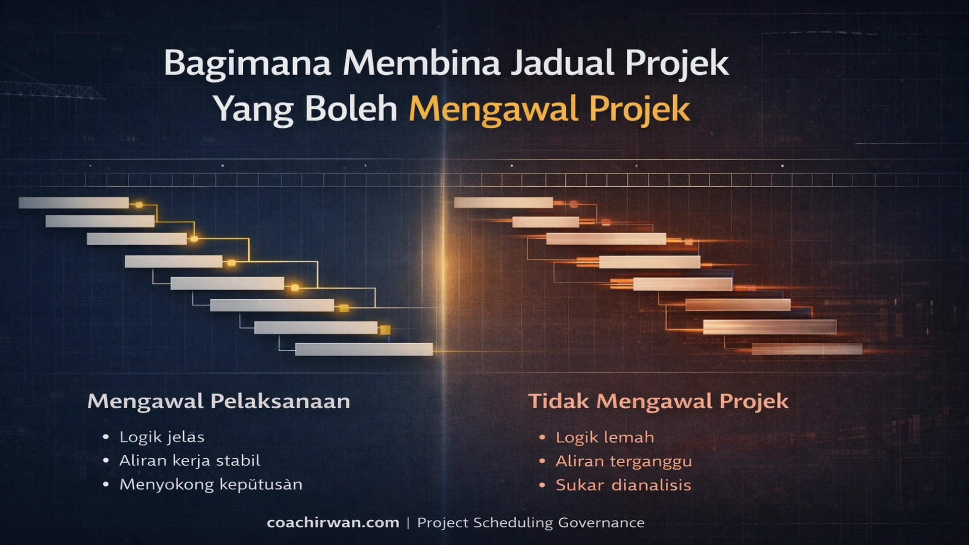 cara bina jadual kerja projek pembinaan